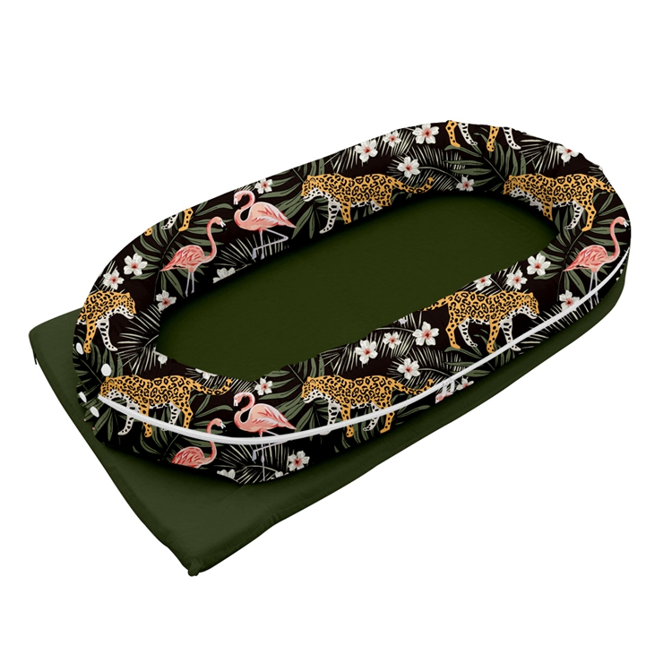 New Born Two Side With Mattress Baby Braided Nest Protect