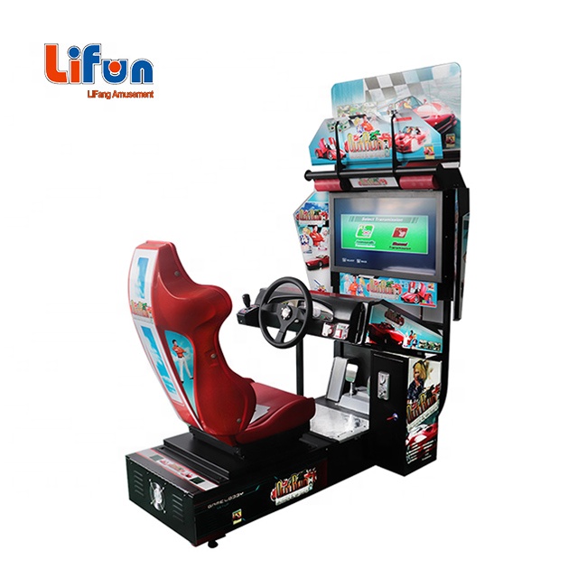 Лучшие продажи низкая цена Монета работает Видео вождения Outrun симулятор Аркада гоночный автомобиль игра машина для игровой зоны
