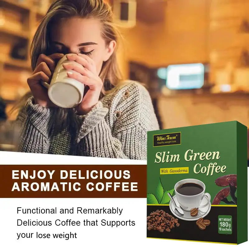 Slim bio herbal coffee green cafe Usa Brazilian burn fat trim and fit diet coffee for slimming