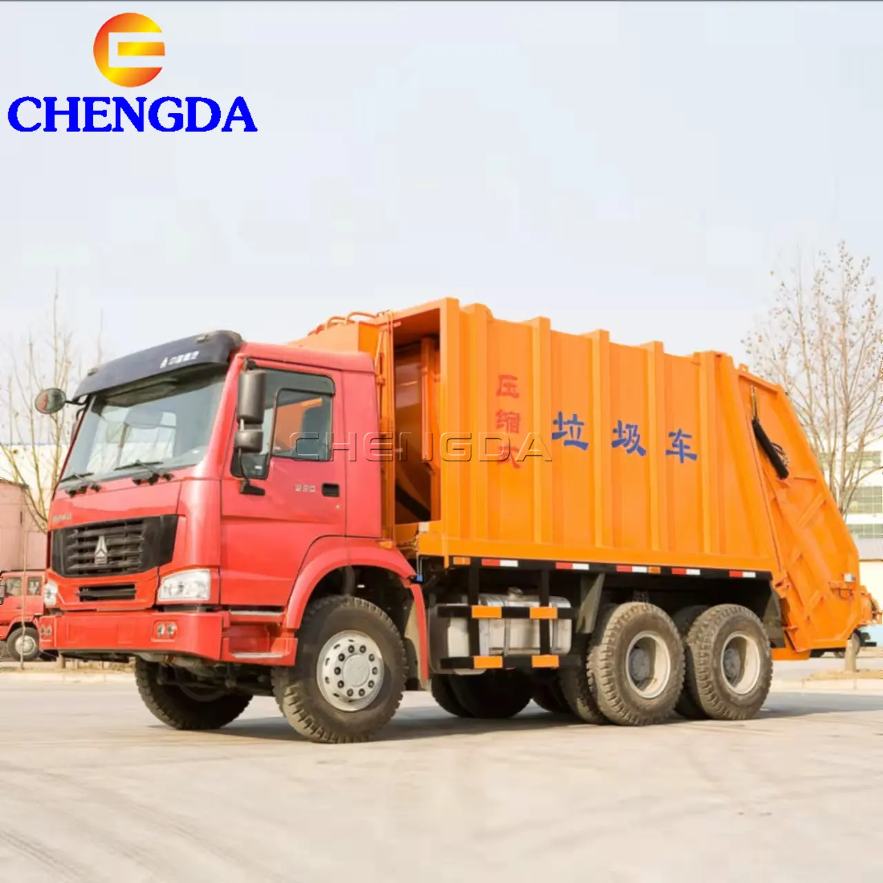China Rear Loader Waste Collector Trash Compactor Garbage Truck