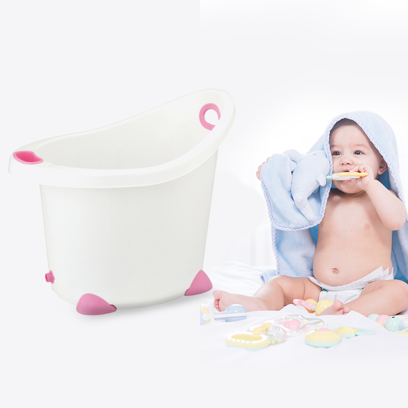 Plastic white pink kids baby girl bath tub for 3 ,5 years baby india