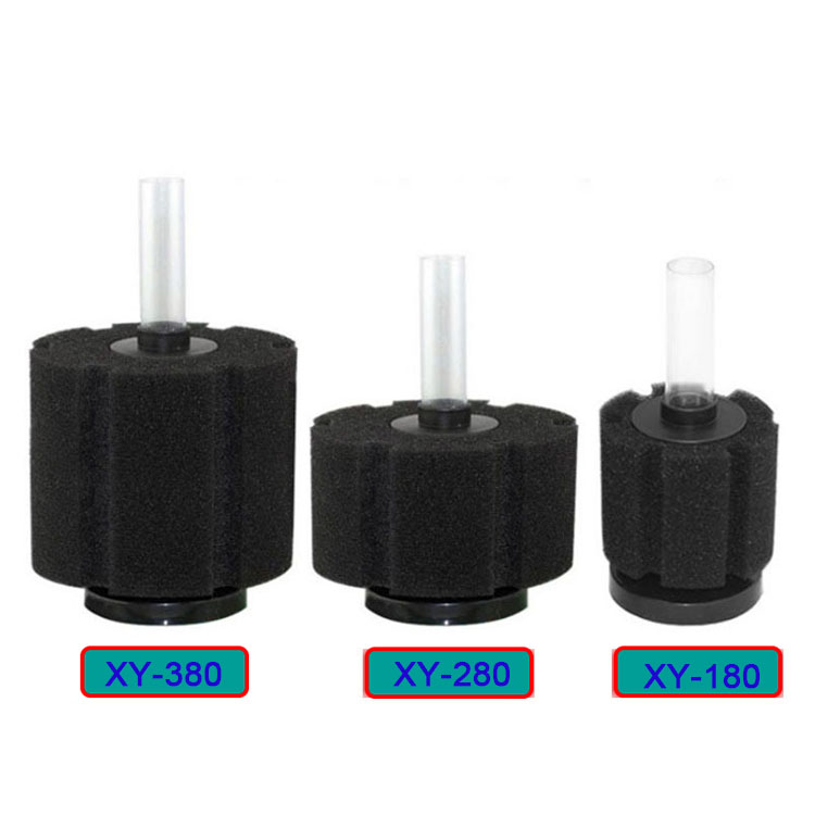 XY-180/280/380 Biochemical Sponge Filter Aquarium Fish Tank Filter For Small Aquarium