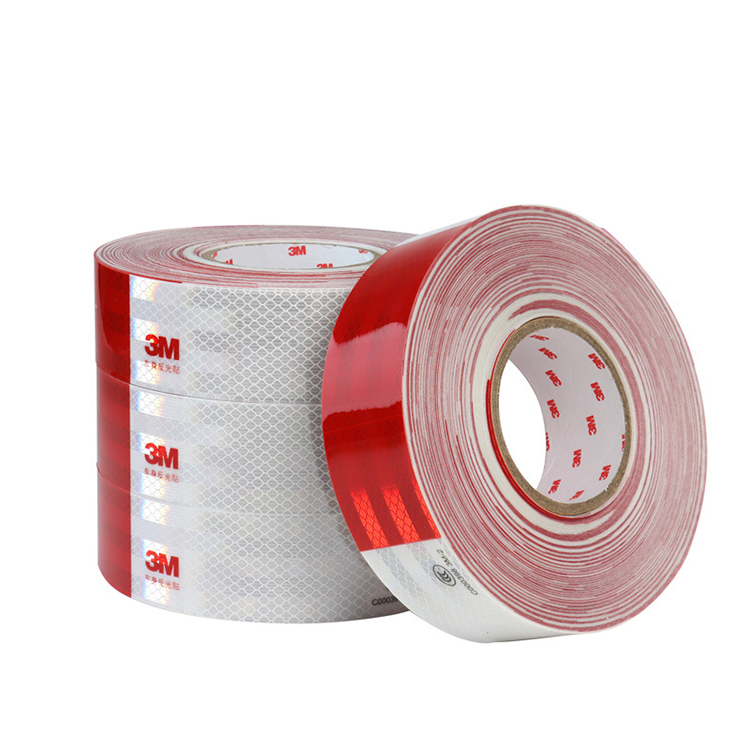 3m reflectic adhesive tape 893D red and white truck light reflective dot warning tape sticker