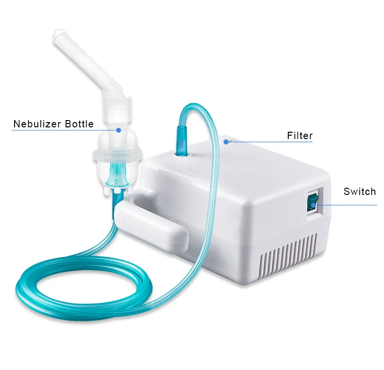 Asthma Nebulizers Medical Handheld Steam Mist Inhaler Electric ODM Easy 3 Years 1 Year,1 Year for Medical Return and Replacement