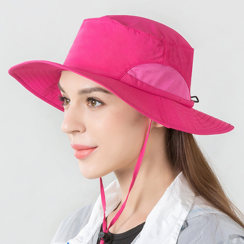 Sun Hat for Men/Women Sun Protection Wide Brim Bucket Hat Waterproof Breathable Packable Boonie Hat for Fishing