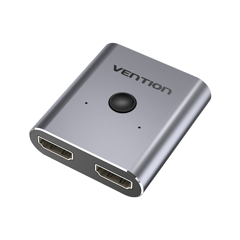 Мини-конвертер 4K @ 60 Гц для PS4, компьютера, HD ТВ, HDMI 2,0, проектора, 1x2, 2x1, адаптер с двумя портами, двунаправленный переключатель