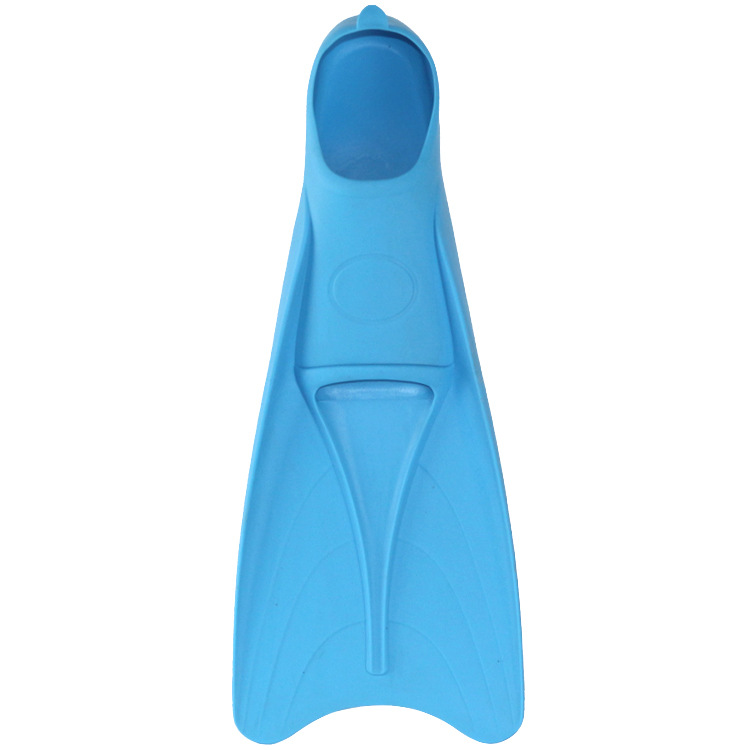 Pure color soft long flippers adult frog shoes scuba diving fins