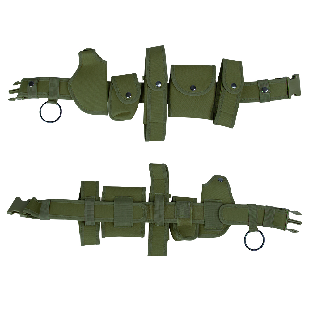Padded Patrol Belt Duty Utility Gadget Pouch MOLLE Adjustable Combat Tactical Belt