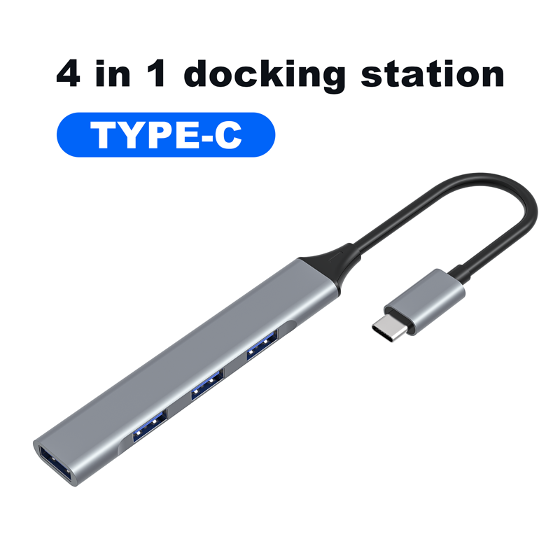 Самый дешевый адаптер mac 4 в 1 usb c hub 4 порта usb 3,0 hub usb hub velostel 4 порт док-станция
