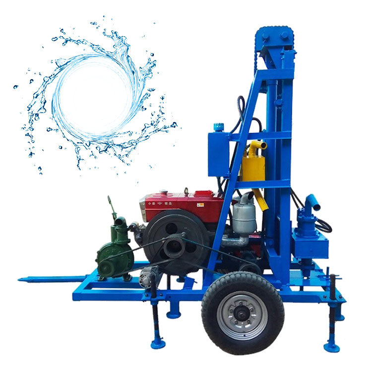 Hydraulic bore hole mining water well drilling rig water well drilling equipment
