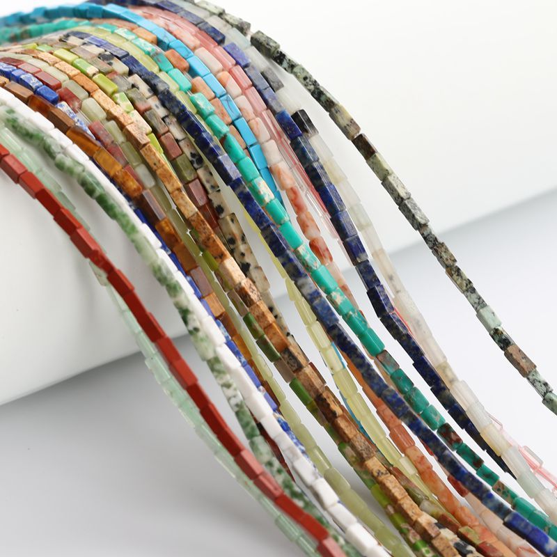 Factory Direct Supply of Natural Tiger Eye Quartz Turquoise Stone Beads 4mm Scattered Blue Beads for DIY Jewelry Making