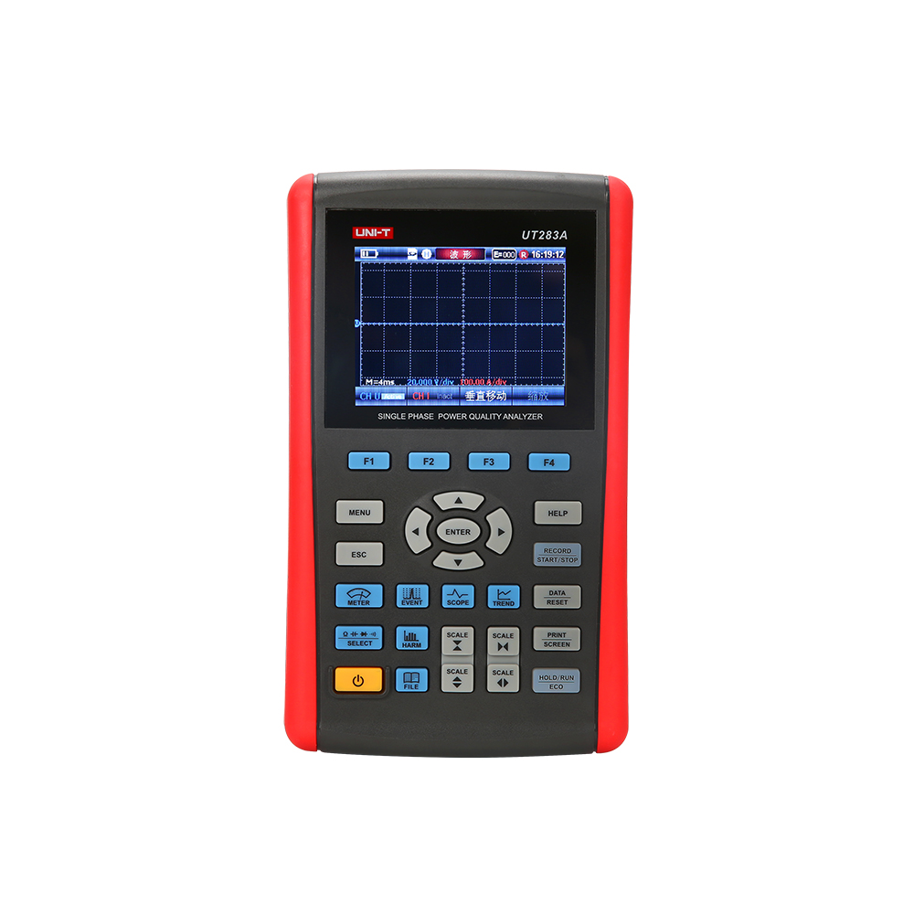 UNI-T UT283A ac dc USB гармоническое сопротивление конденсатор диод измерения True RMS запись однофазный мощность Анализатор качества