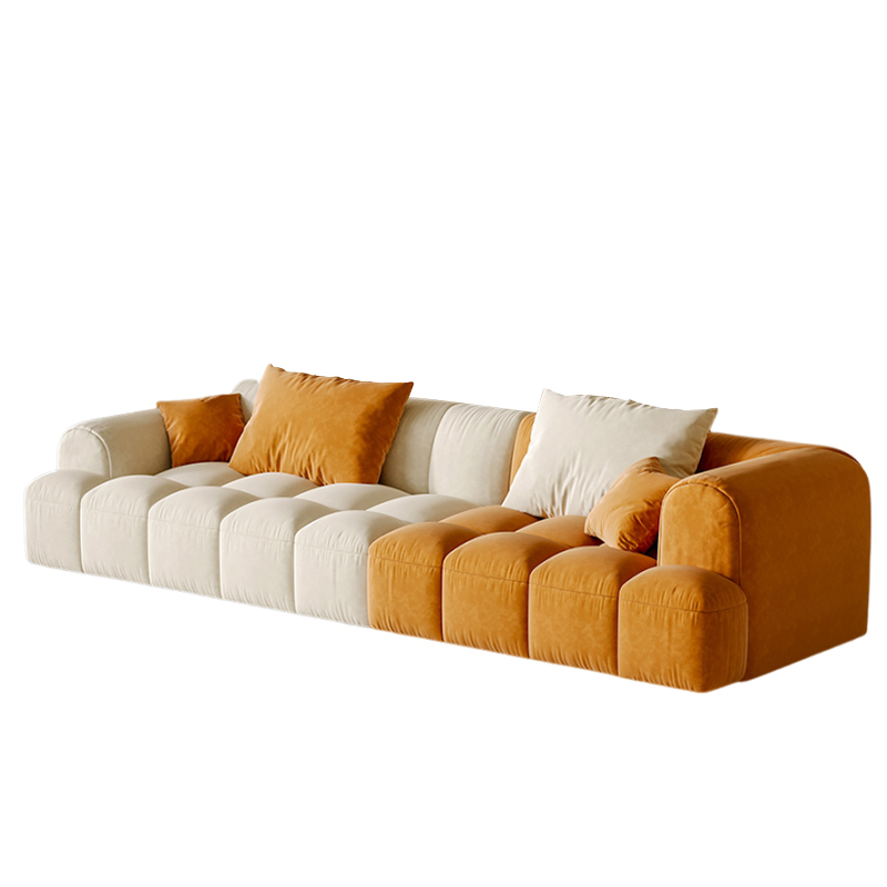 Customizable Colors Sofa Home Theater Furniture Velvet Fabric for Living Room Sofa Direct Factory Design Living Room Sofa