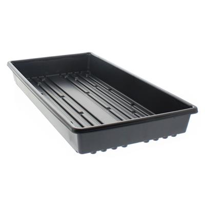OEM Large HDPE Thermoforming Plastic Black Square Flood And Drain Tray Hydroponic Nursery Fodder Plant Grow Tray Greenhouse