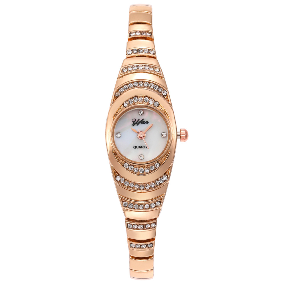 4198 reloj diamante 2020 Самые продаваемые часы, модные наручные часы из нержавеющей стали со стразами