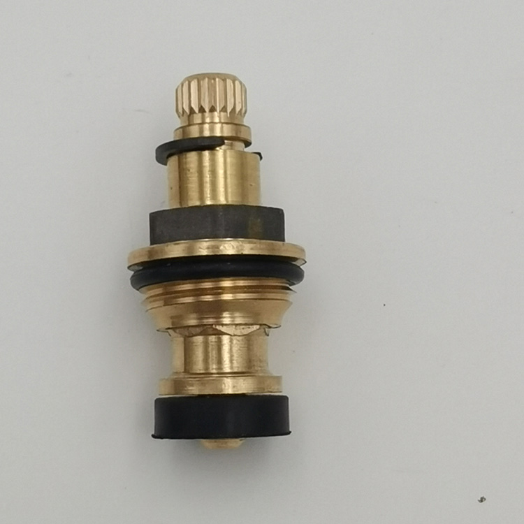 double handle mixer caridge full turn slow turn 1/2" 3/8" brass cartridge for valve