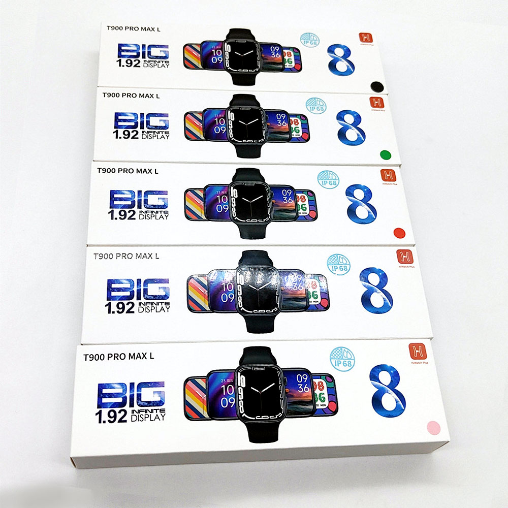 Смарт-часы T900 Pro Max Series 8 с большим экраном 1,92 дюйма