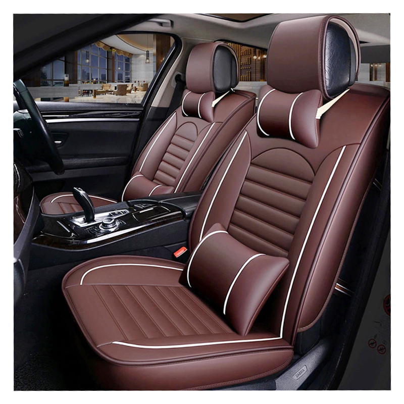 Universal Use Car Accessories Small MOQ Fast Dispatch Factory Price Full Set Universal Car Seat Covers Made by Faux Leather