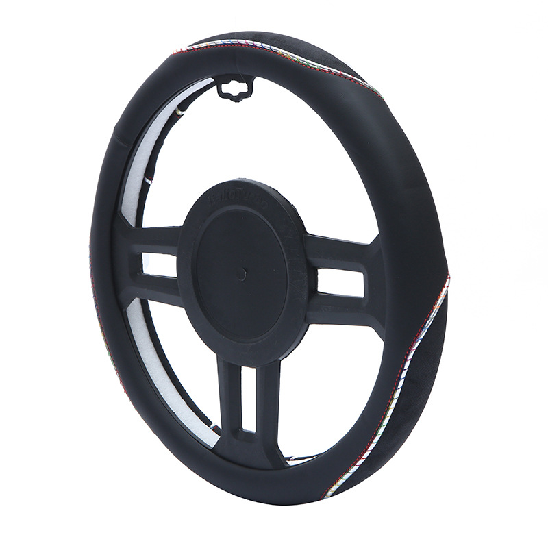 steering wheel cover set summer car steering wheel PU leather