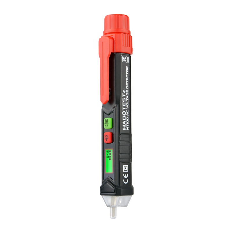 HABOTEST HT100 AC Voltage Detector Smart Electric Tester Breakpoint Tracing Test Pen NCV Voltage Tester Circuit Breaker Finder