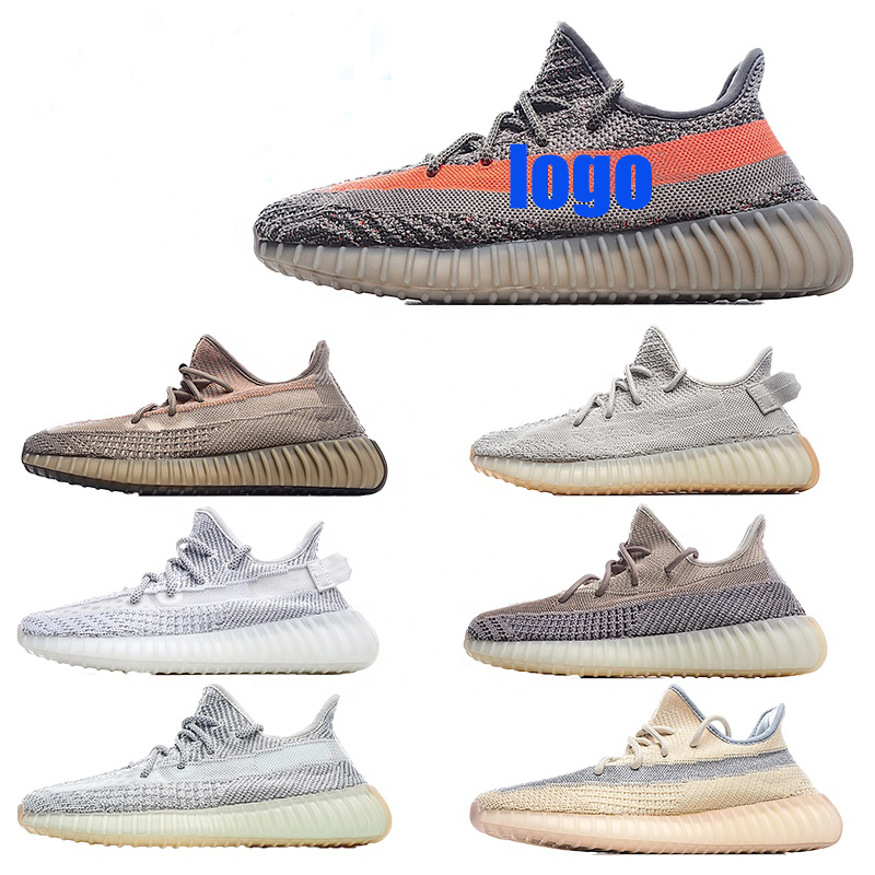 Новинка 2021, дышащая сетчатая спортивная обувь Yeezy 350 V2, мужская повседневная женская обувь