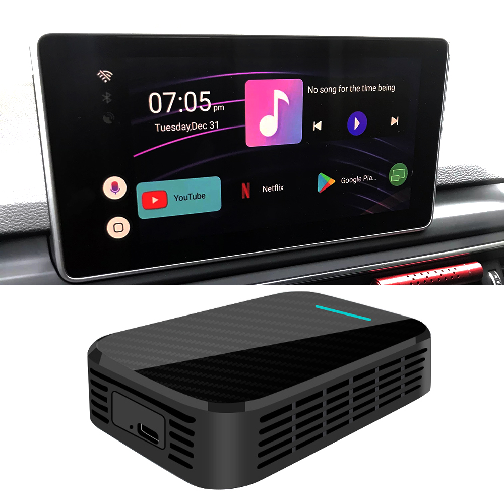 Новая система Android 4G 32G Мультимедийный видеоплеер коробка, зеркальная ссылка Apple CarPlay AI коробка для Chevrolet Ford Volvo Peugeot Skoda