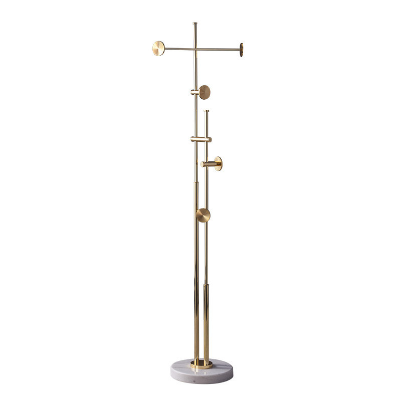 Metal Frame Multi Function Garment Rack Coat Storage Rack Hanger Hooks Stand clothes rack