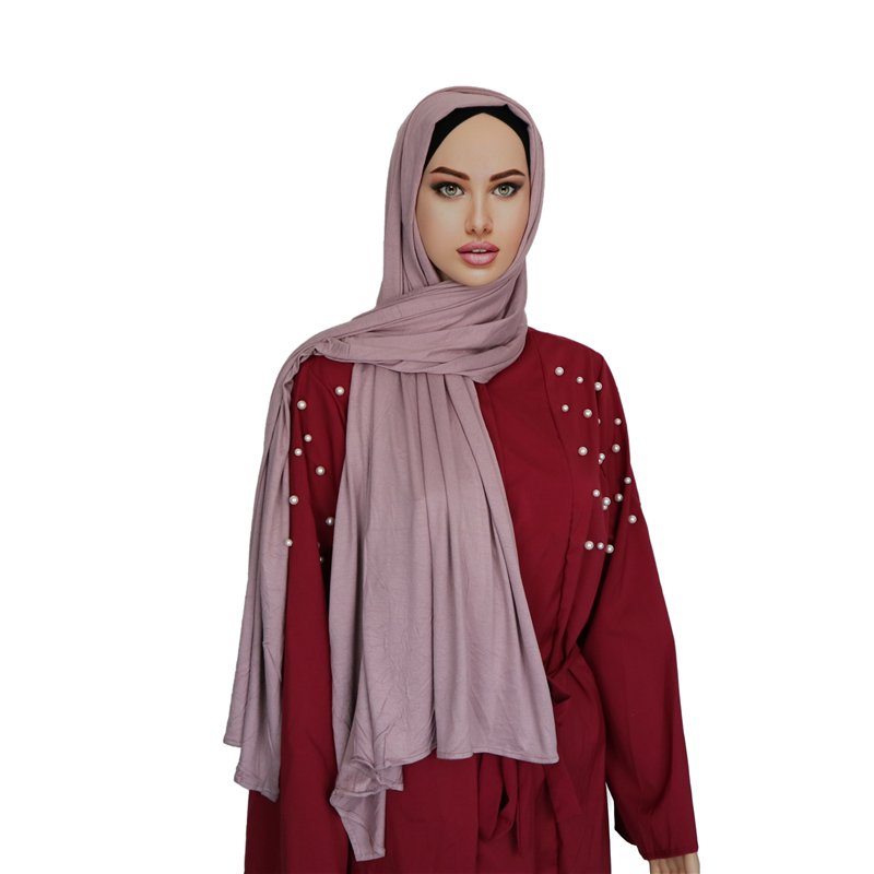 Wholesale Oversize 180*80CM Wide Women Muslim Cotton Jersey Hijab Scarf