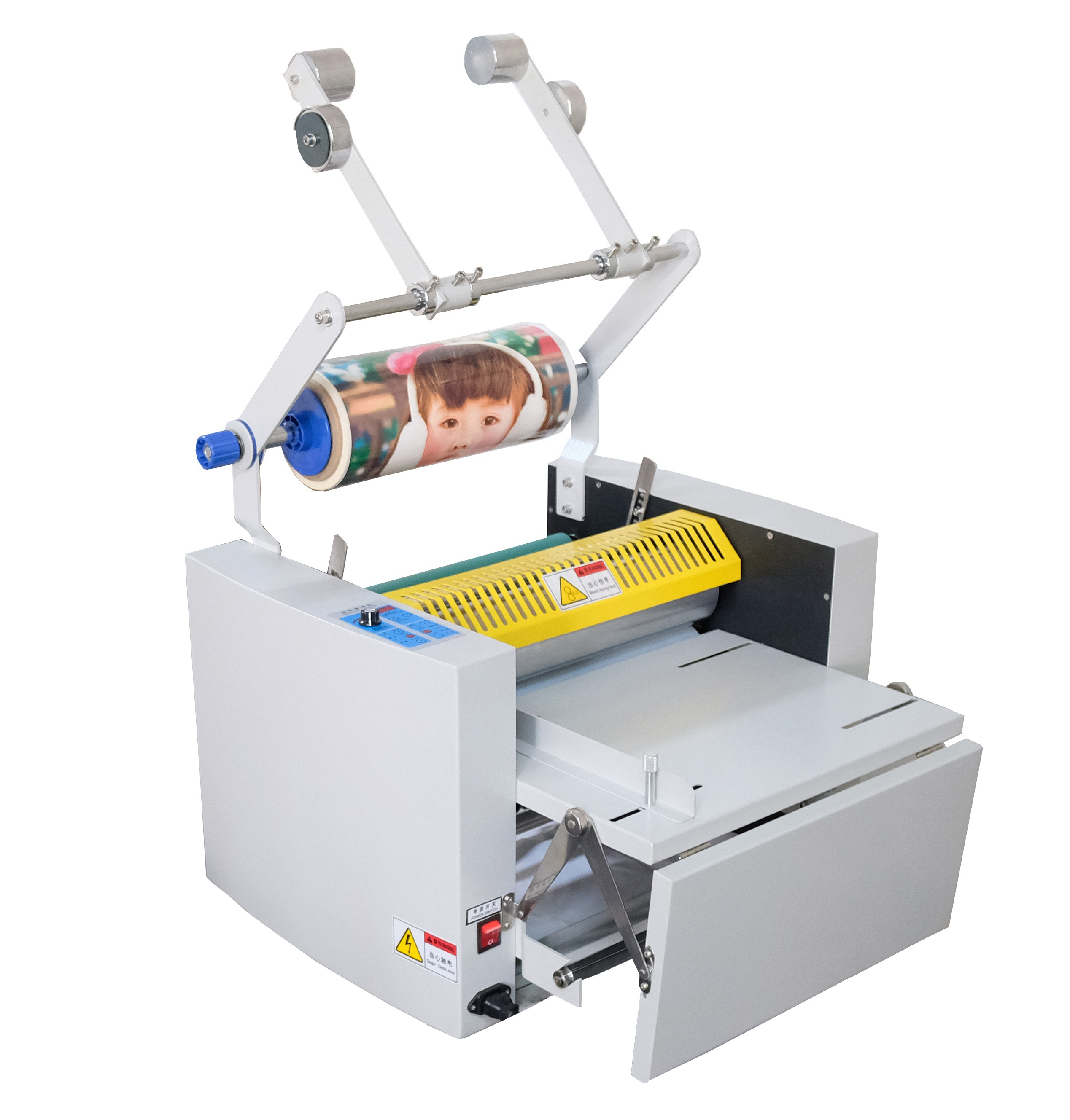 SMFM375 paper oil heating machine laminating good quality