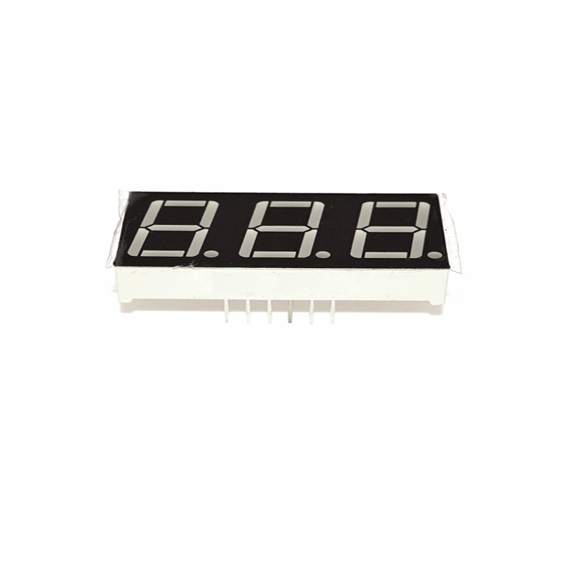 0.56 inch 3 Bit Digit Tube Red Common Cathode / Anode 7 Segment Digital LED Display