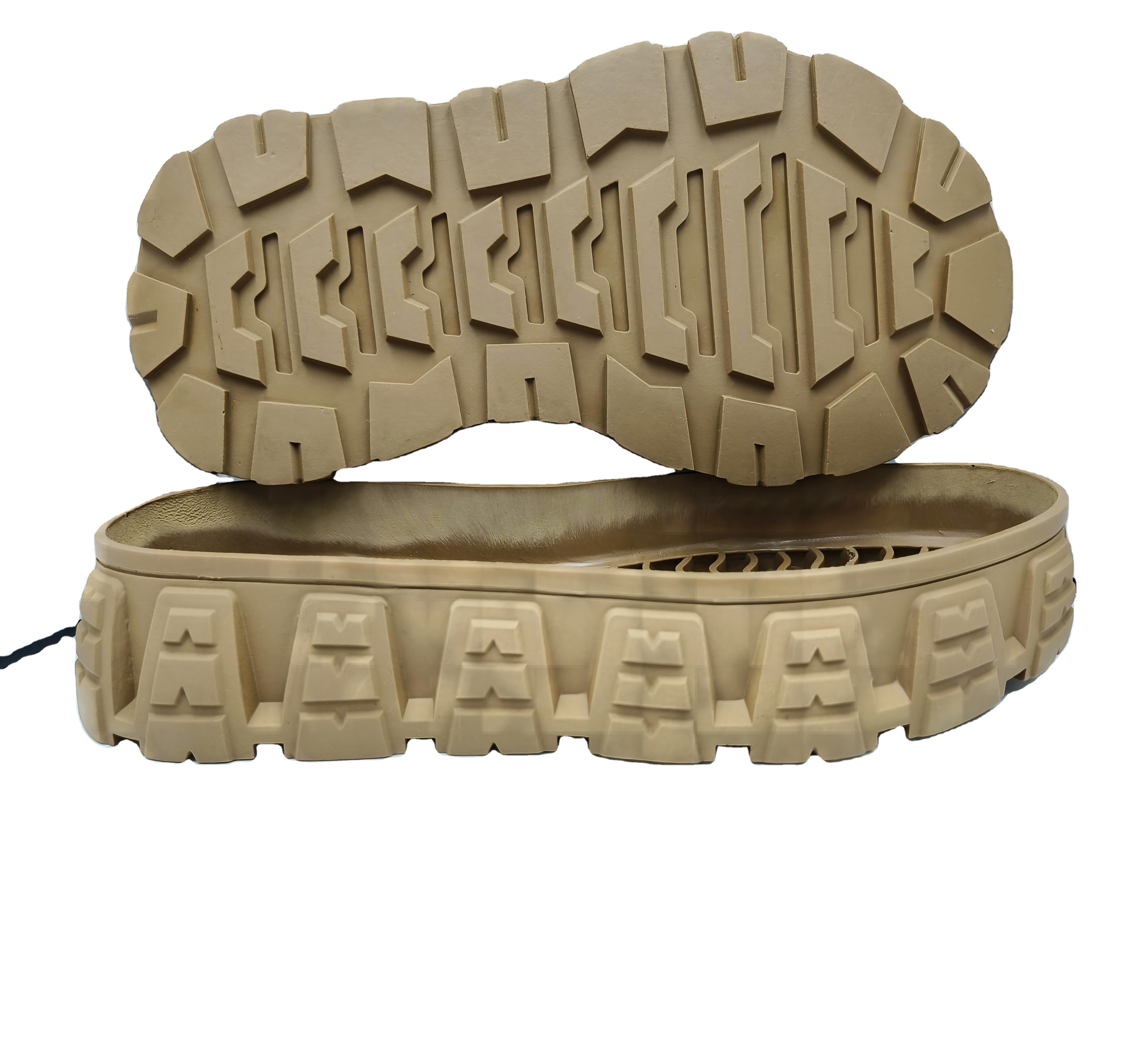 Zhiya China high quality manufacturing casual sole vibram rubber sole Oxford High side casual sole