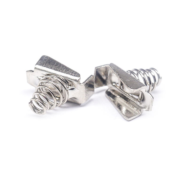 Custom Nickel/Tin Plated Battery Terminal Electrical Spring Steel Battery Spring Leaf