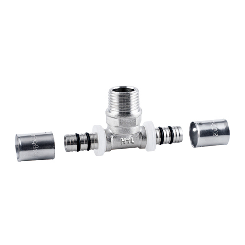 HELERO HT 200-6052, Мужской Тройник, многослойный фитинг для многослойных труб U