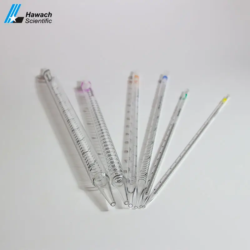 Laboratory hospital plastic 5ml 10ml 25ml 50ml serological pipettes professional manufacture