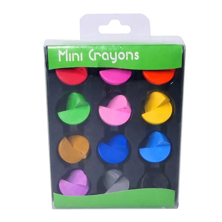 Crayons 12 Colors High Quality Cheap Non-toxic 3D Funny Wax Crayon 12 Colors 3D Egg Shaped Paint Safety Plastic Crayons