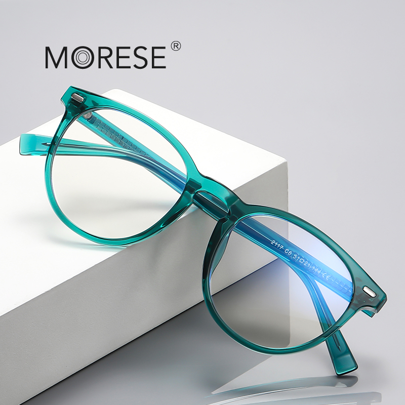 MORESE Hot Sale 2117 CP Classic Glasses Unisex Blue Light Blocking Glasses
