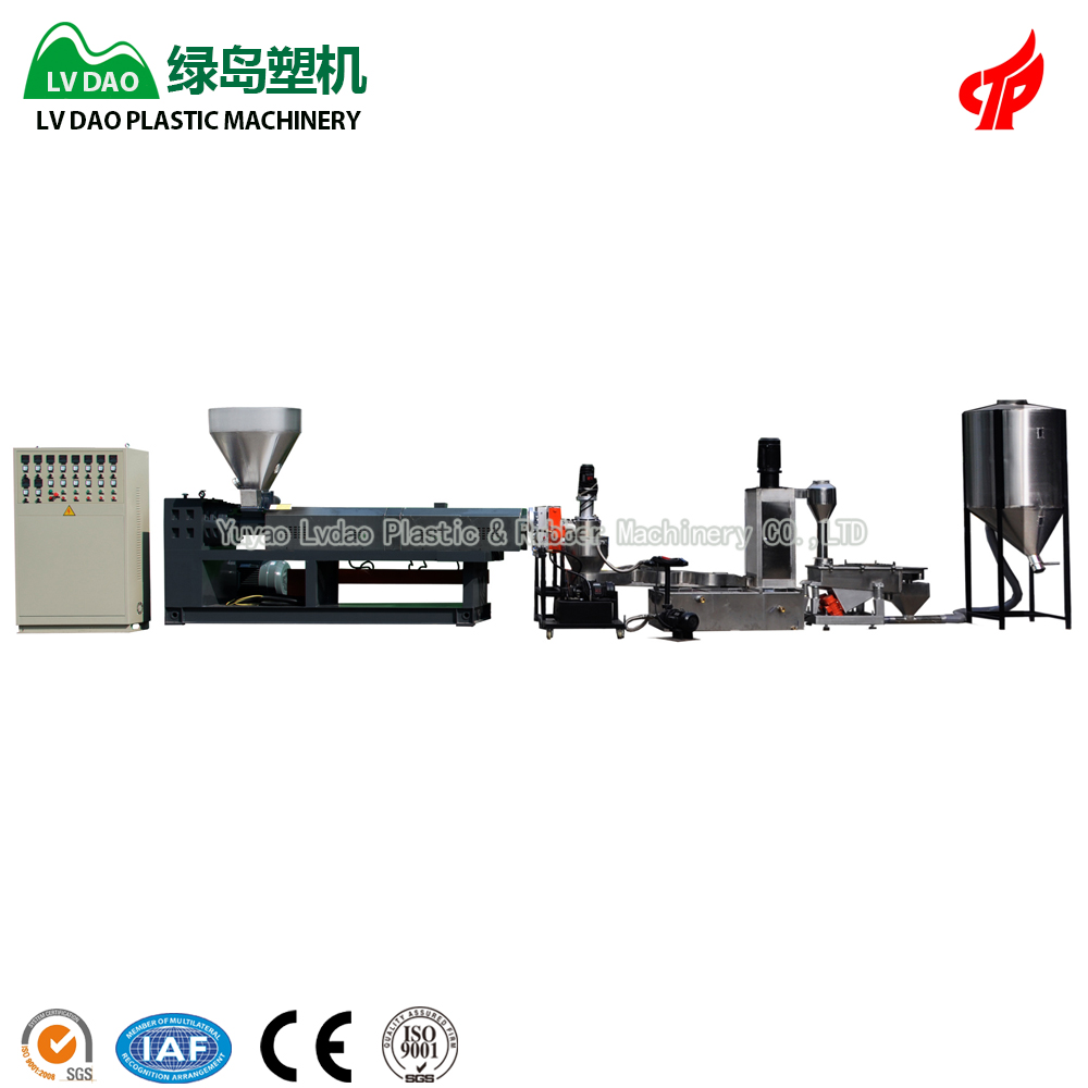 Новая технология водное кольцо горячей резки HDPE LDPE пластиковый экструдер машина