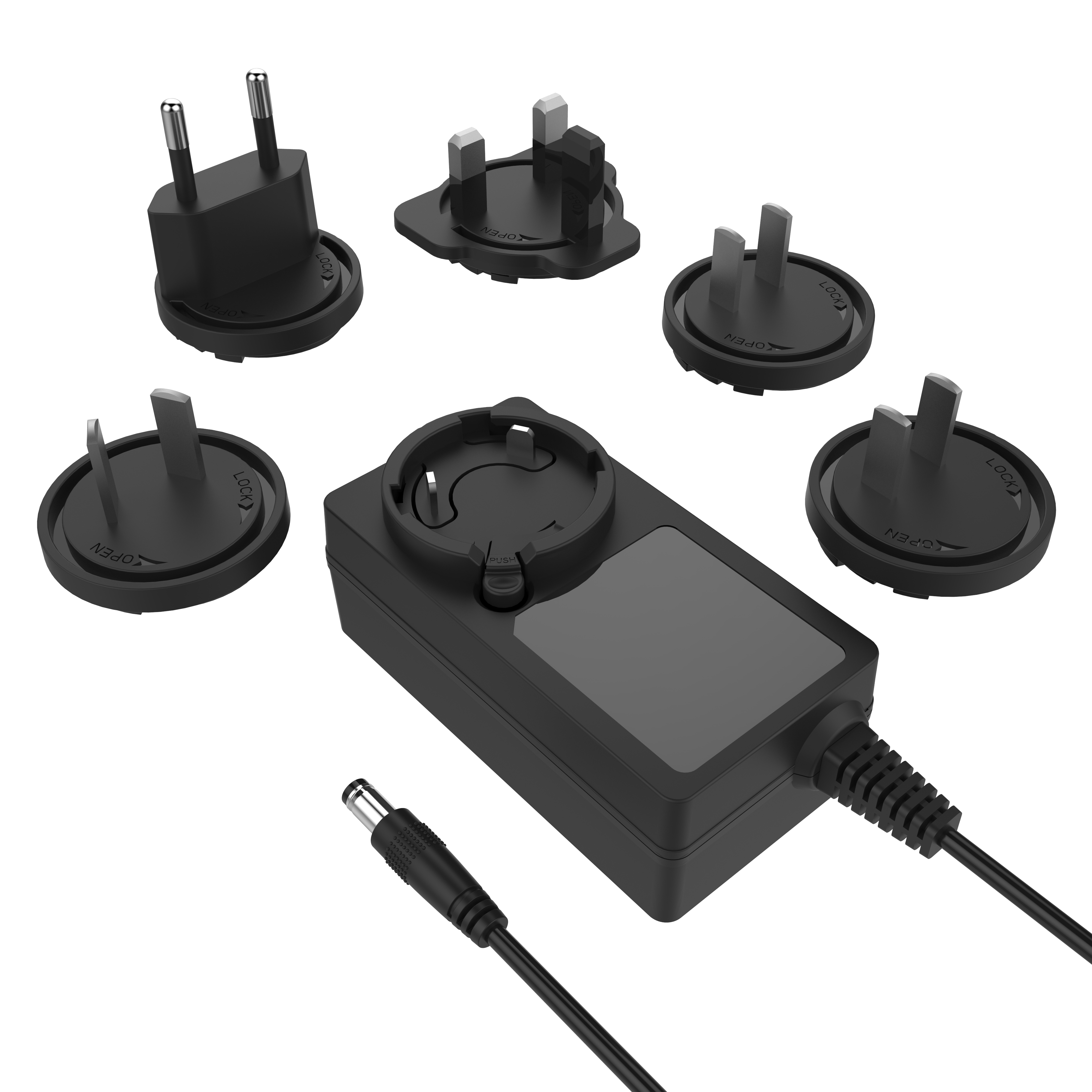 12V2.5A съемный адаптер питания с UL62368 CE GS SAA PSE KC CCC для монитора компьютера