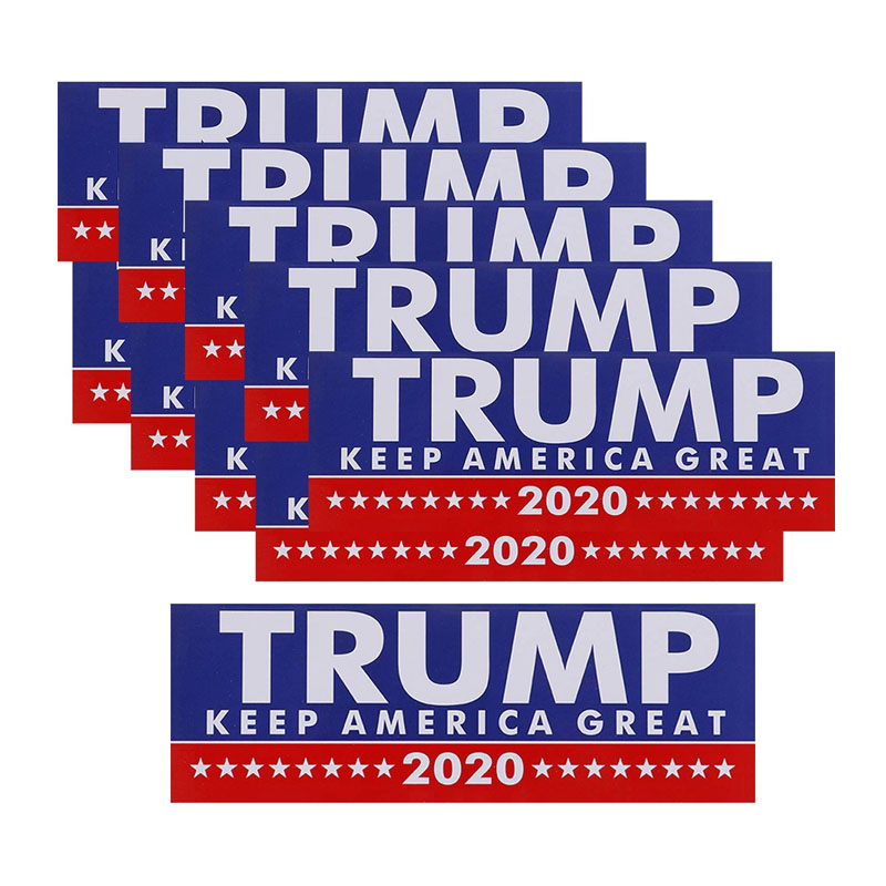 Donald Trump 2020 Sticker  Vinyl Adhesive Waterproof Car Stickers  USA President Paster Bumper Stickers