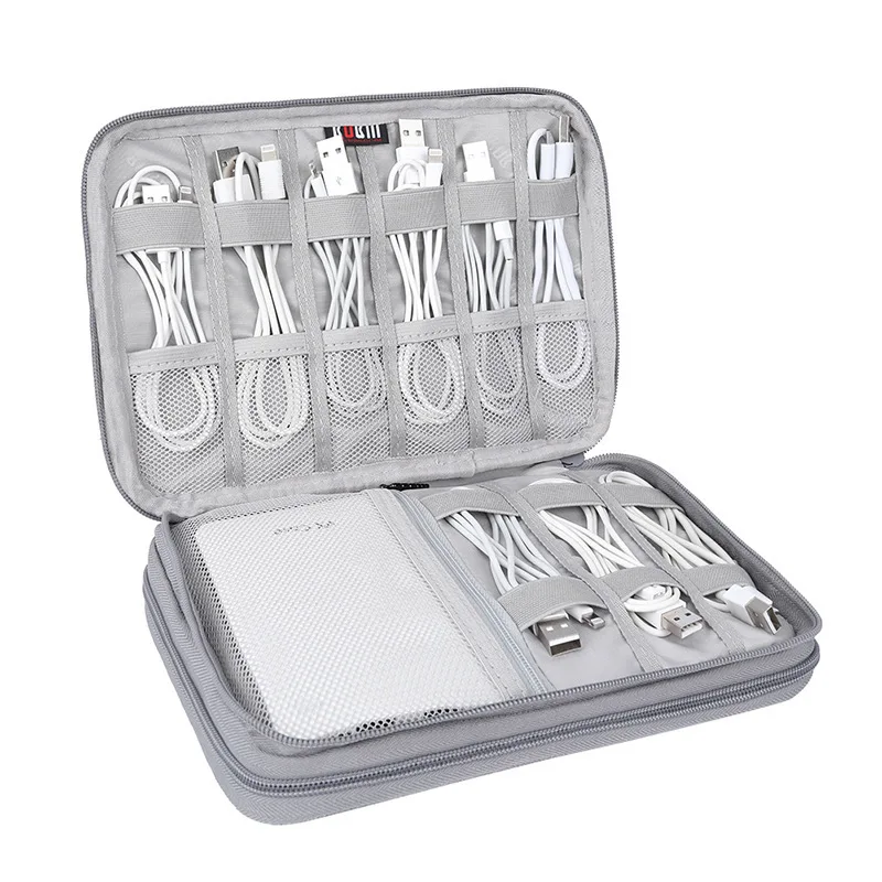 Storage Bags Plug Bag Data Cable Storage Portable Travel Gadget Digital Electronic Accessories Storage Cable Organizer Bags