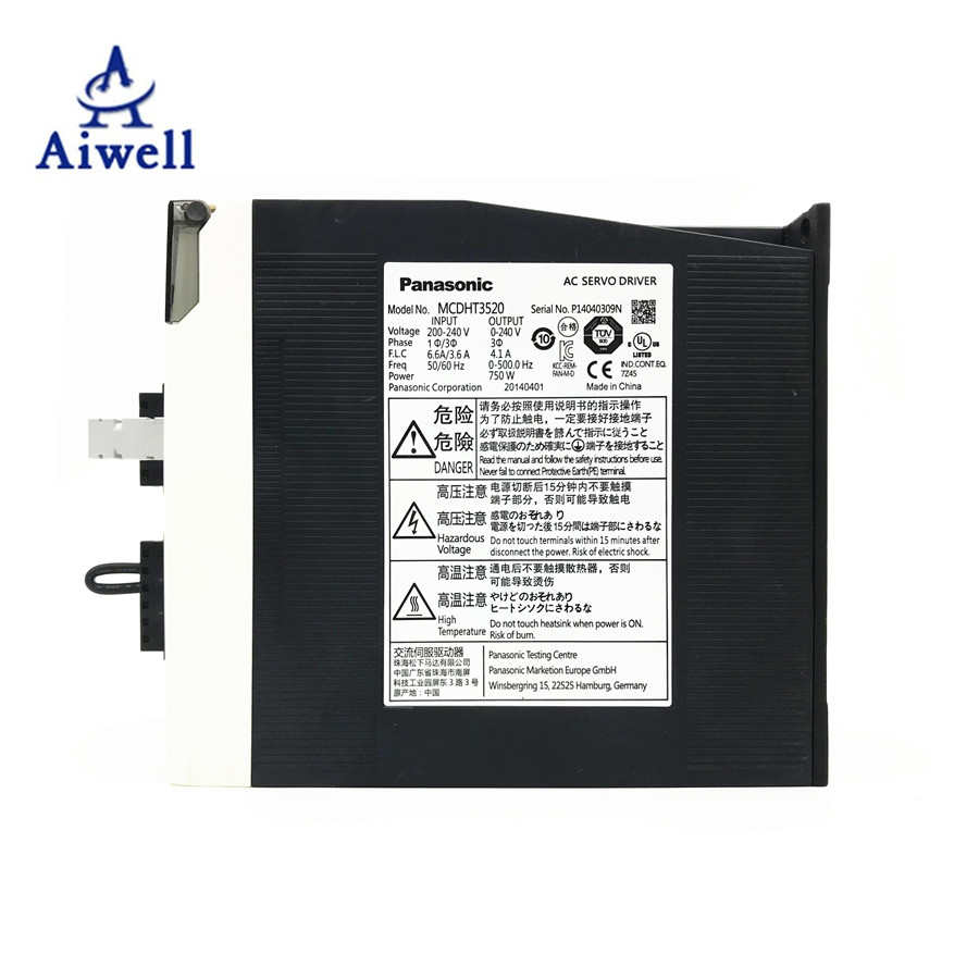 MCDHT3520 Panasonic сервопривода переменного тока Фирменная Новинка 750W Япония оригинальный A5 серии 200-240V 50/60HZ промышленный Ect оригинальной упаковке JP