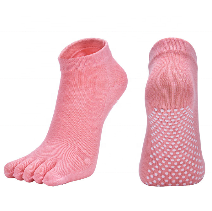 Wholesale Women's Yoga Backless anti-slip Five Finger Socks Women
