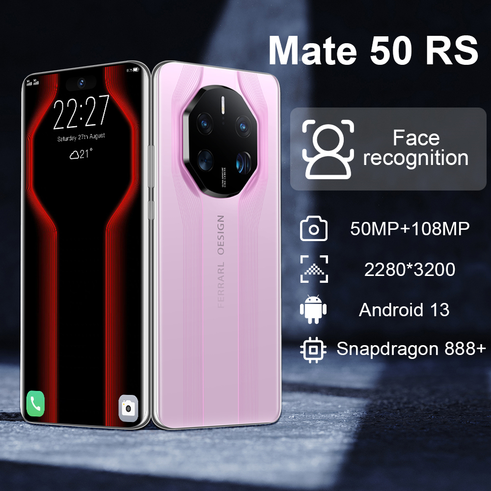OEM ODM Mate50 PRO MAX 16GB + 1TB 6,5 Inch Mate 50 Celular PRO MAX Full Display Android 12 мобильный сотовый телефон Android телефон