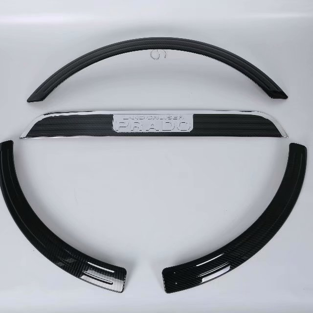 ABS Chrome Cover for Prado Land Cruiser FJ150 2010-2021 Tire Cover 3M Sticker