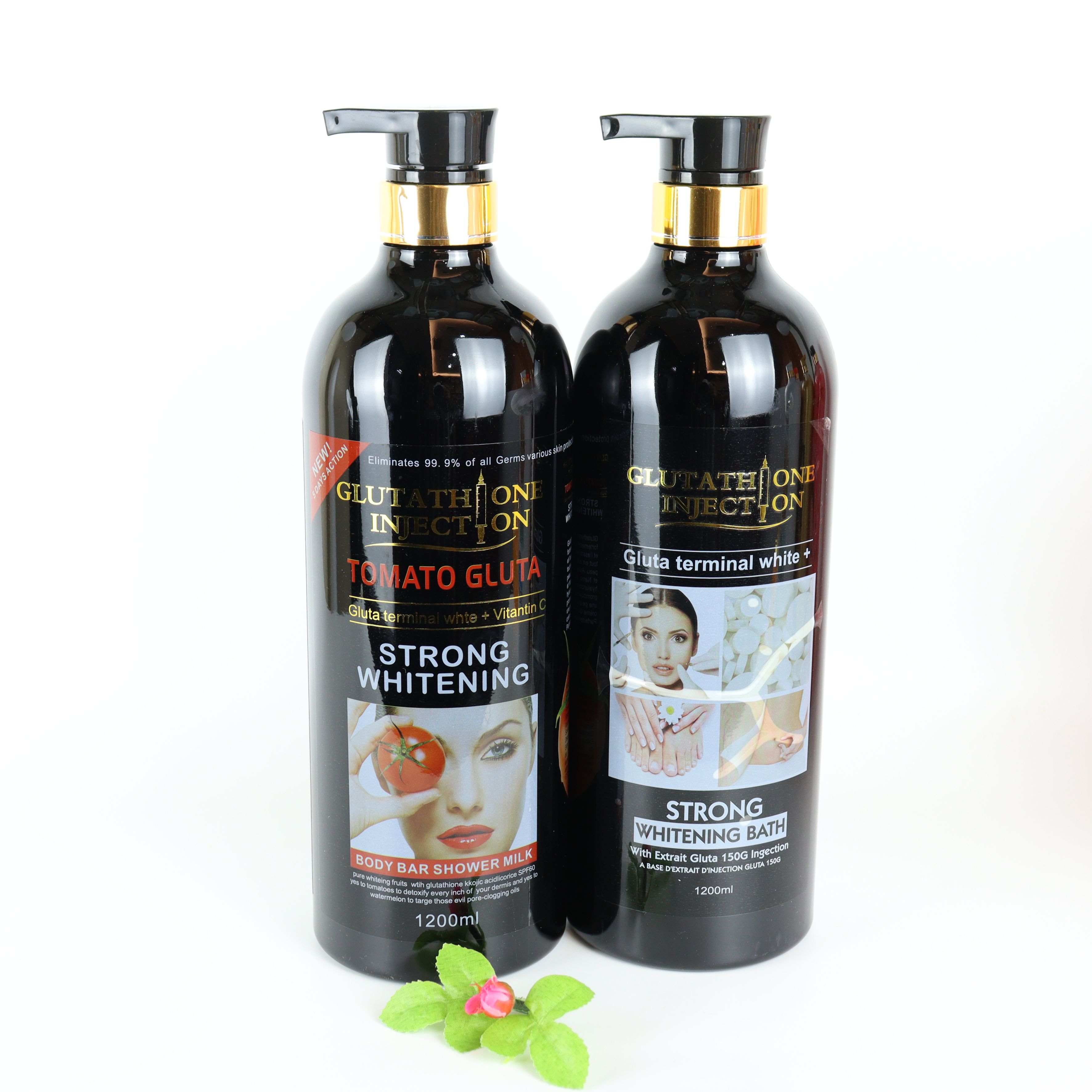 Oem частная торговая марка, роскошный уход за кожей, парфюмированный гель для душа, Осветляющий гель для инъекций Gluta Kojic, органический сильный отбеливающий гель для ванны, гель для тела