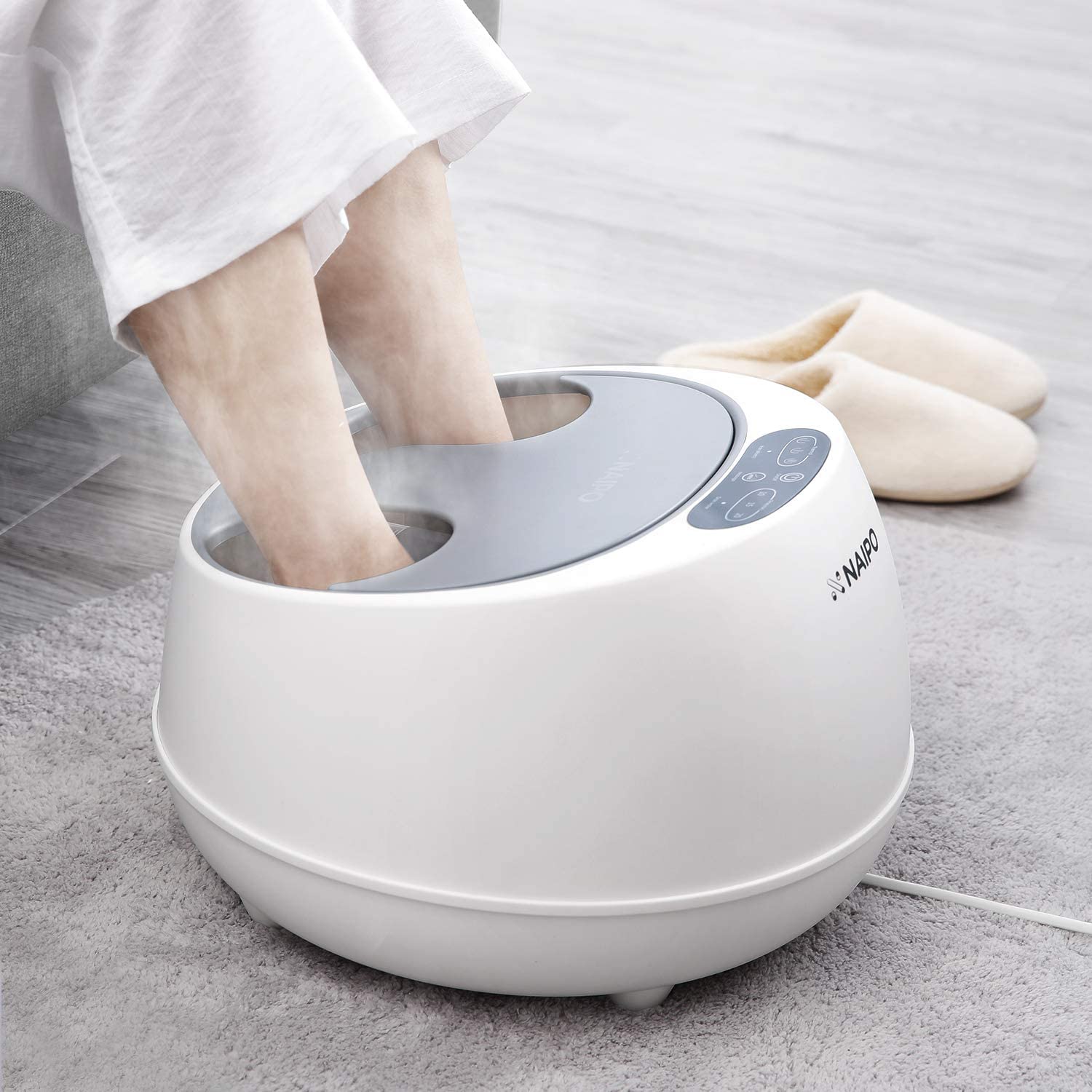 High Quality Foot Spa Bath Massager With Heat Steam Foot Deep Tissue Shiatsu Massage for Sport Exercise Gym Relax