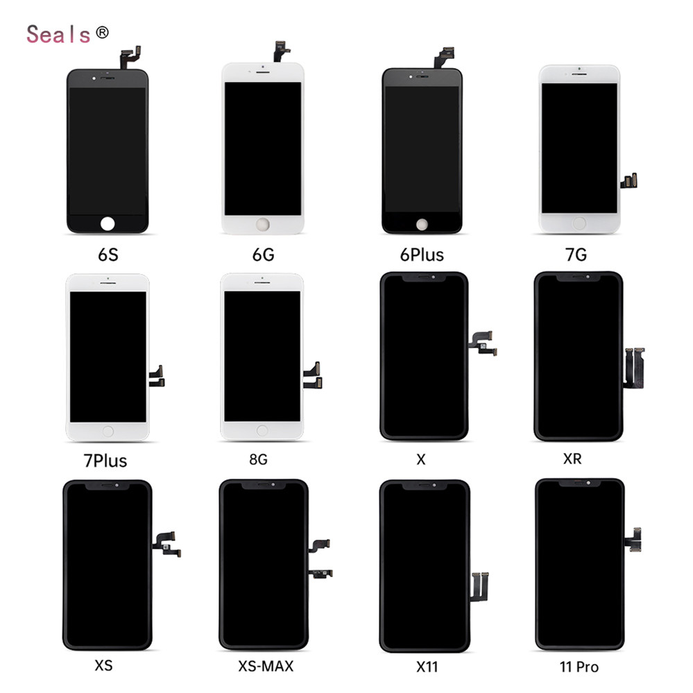 Сменный сенсорный ЖК-дисплей для мобильного телефона iphone 6 6s 6plus 6splus 7 7plus 8 8plus x xs xr xsmax 11 11pro 11pro max