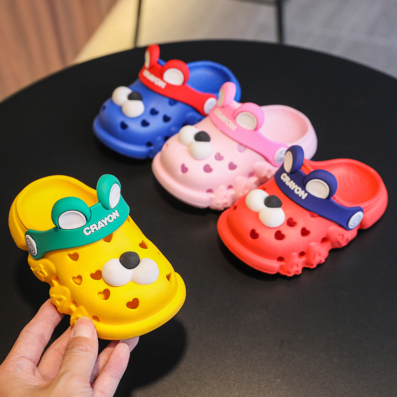 Kid Cute Cartoon Outdoor Non-slip Croc Shoes Baby Clogs Garden Shoes Wholesale