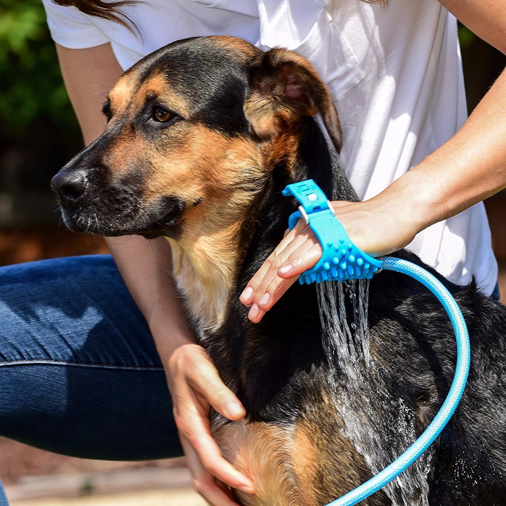 multifunction Cat Dog Bath Brush Washing Shower Pet Massage Grooming Bath Brush for Dogs Cats Puppy