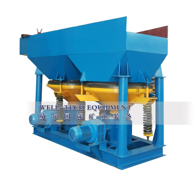 Sawtooth wave jig machine for separation manganese ore